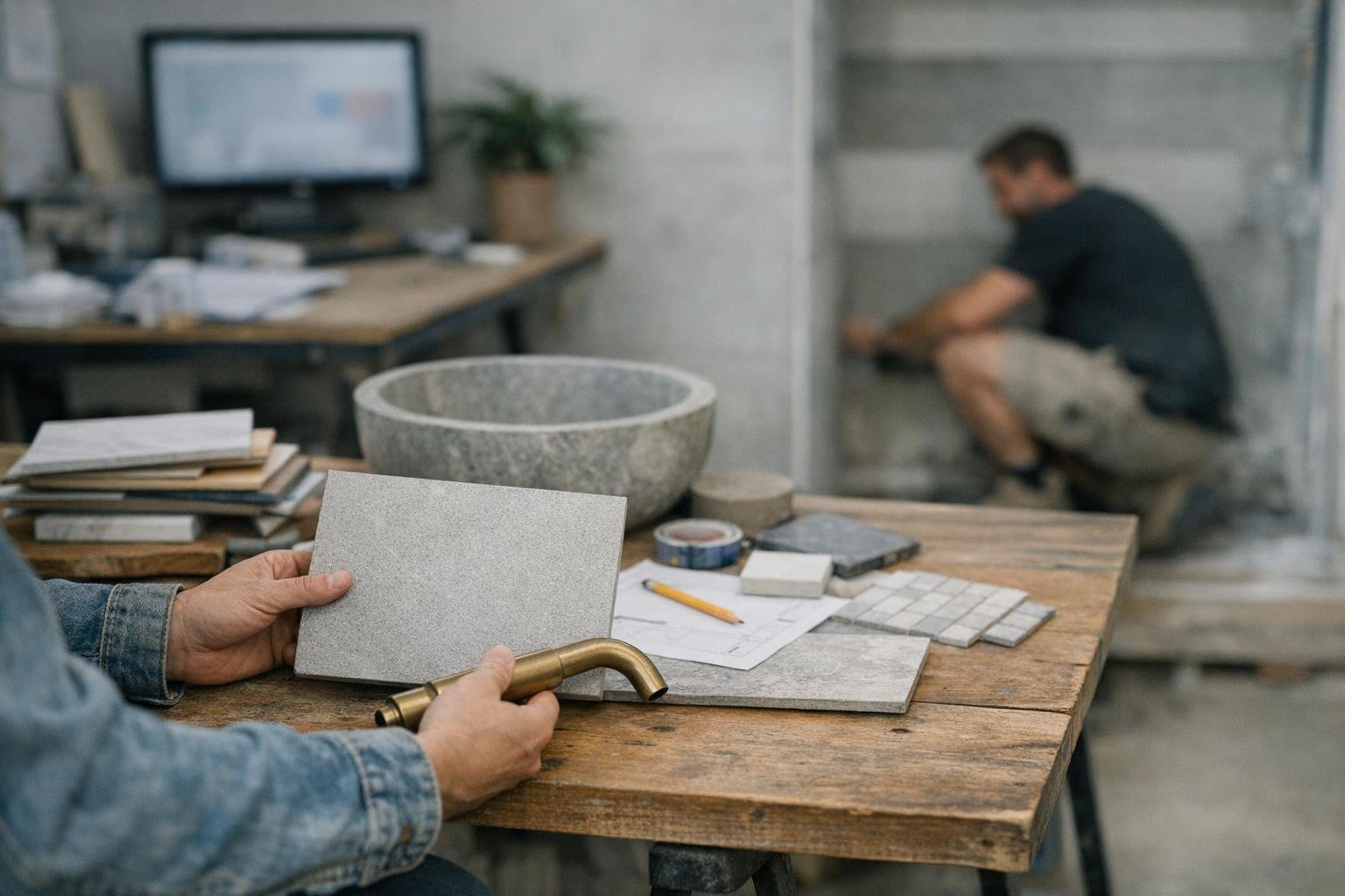 How Frameless Glass Shower Screens applies to Bathroom Renovation services in Yarraville, Australia — practical illustration