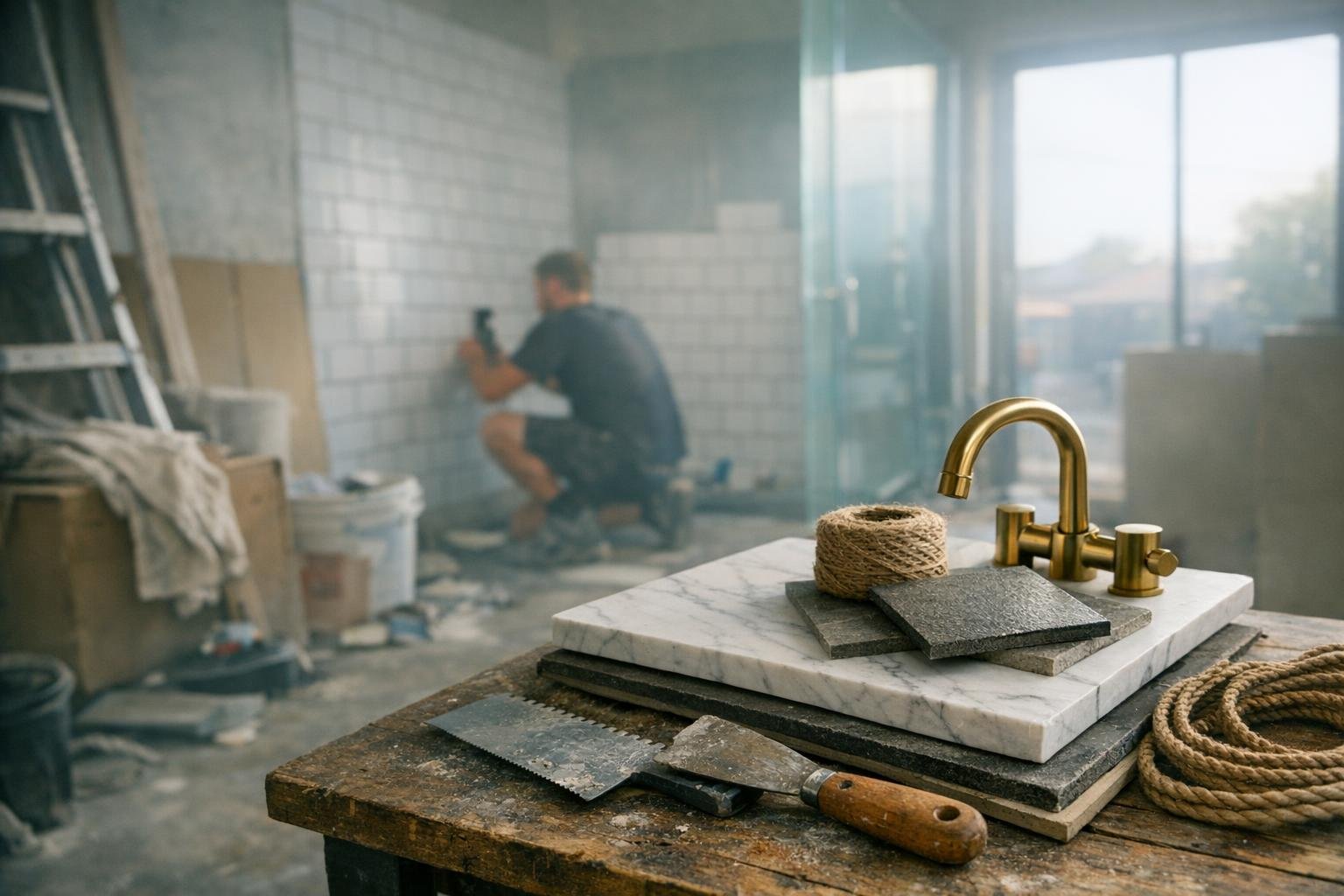 Grout Sealing in Bathroom Renovation: Grout Sealing is a protective treatment applied to grout lines in bathrooms — visual guide