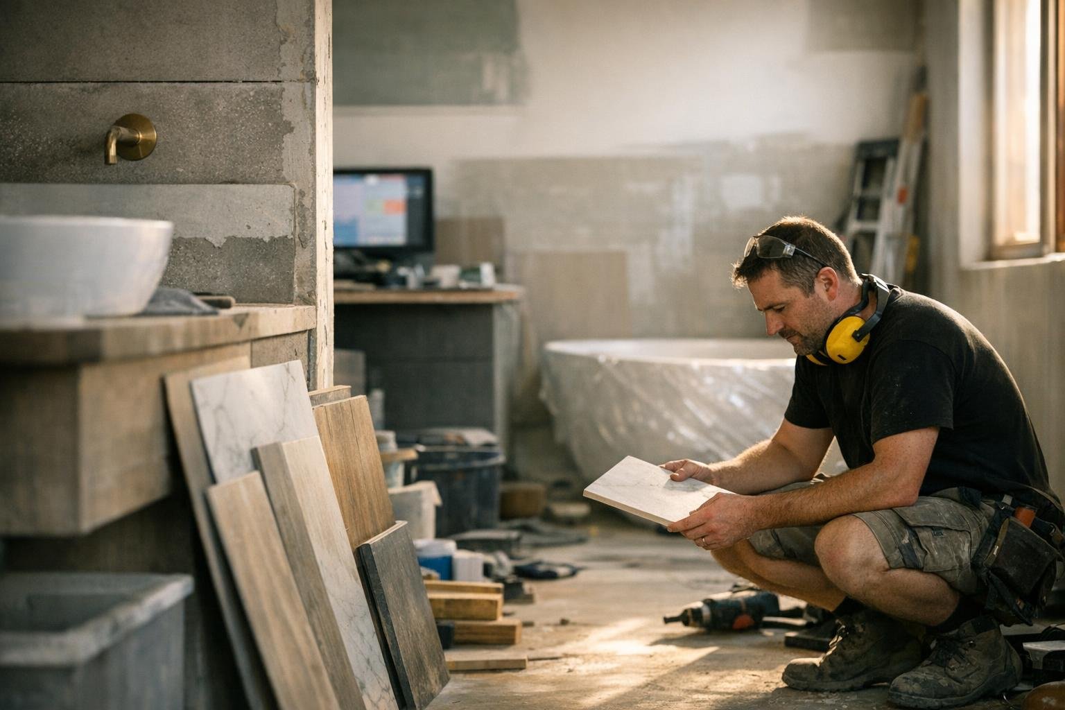 How Mirror and Cabinet Installation applies to Bathroom Renovation services in Yarraville, Australia — practical illustration