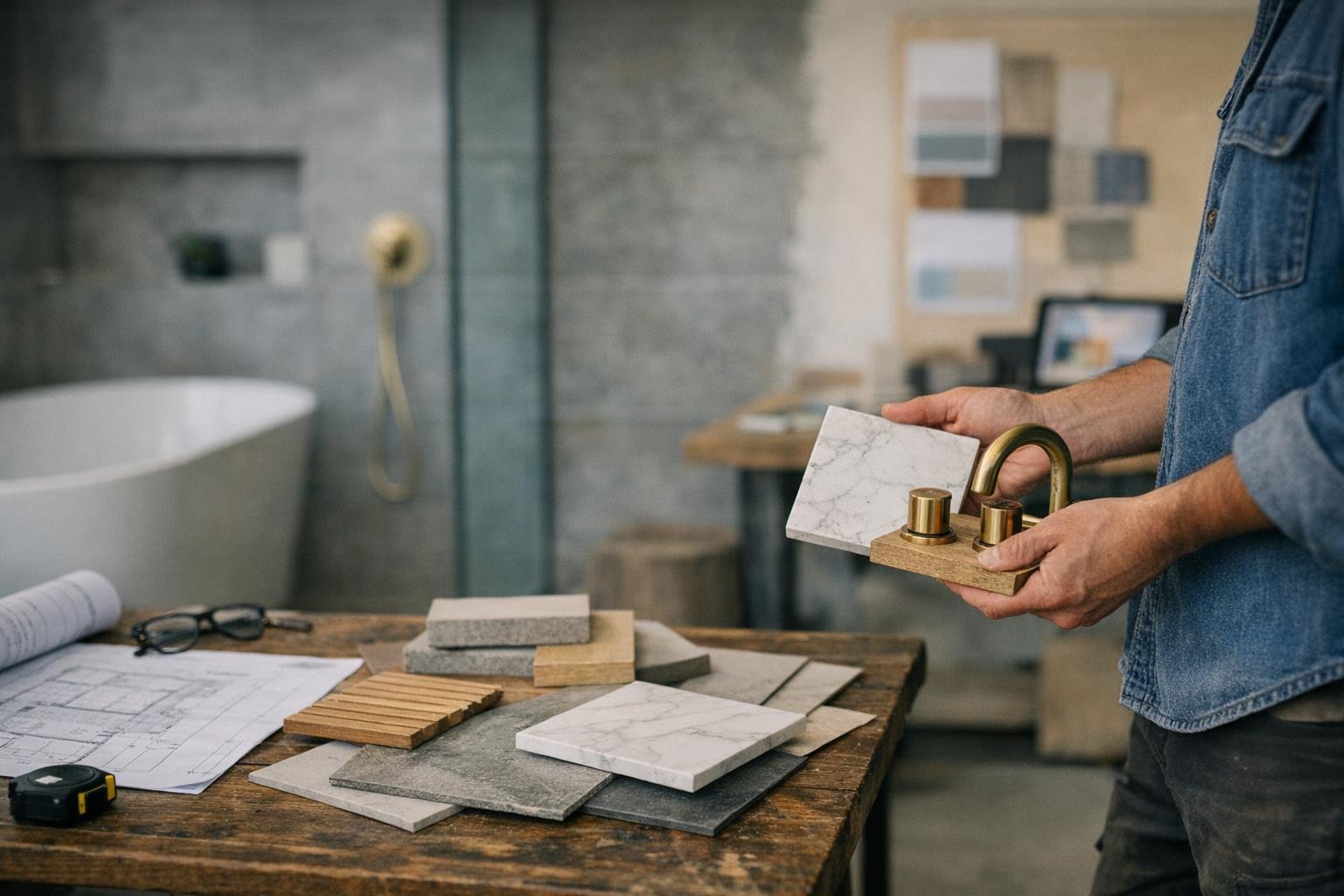 How Non-Slip Flooring applies to Bathroom Renovation services in Yarraville, Australia — practical illustration