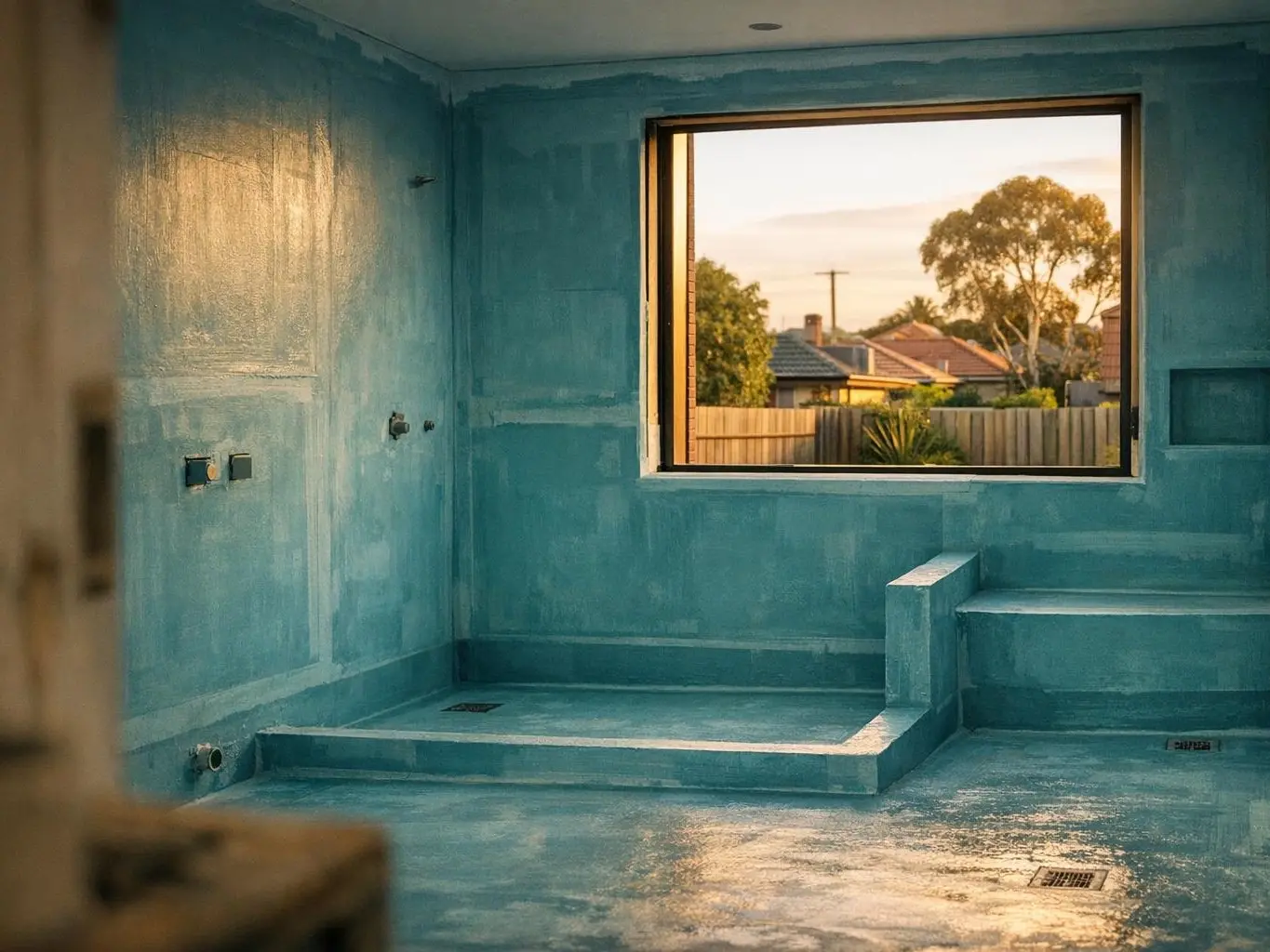 Before and after small bathroom upgrade in Braybrook weatherboard home