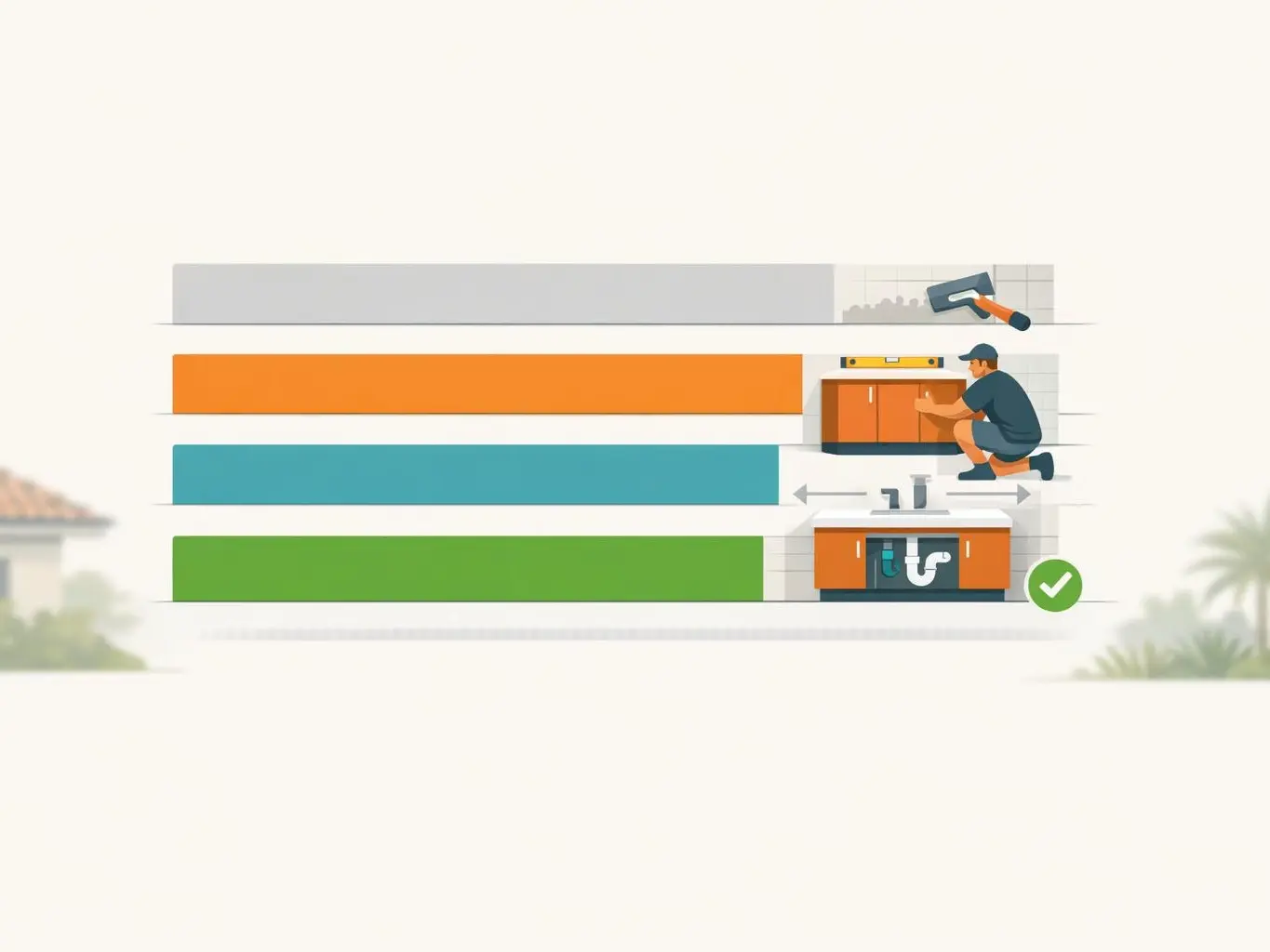 Before-and-after bathroom renovation in Middle Park period home with period details preserved