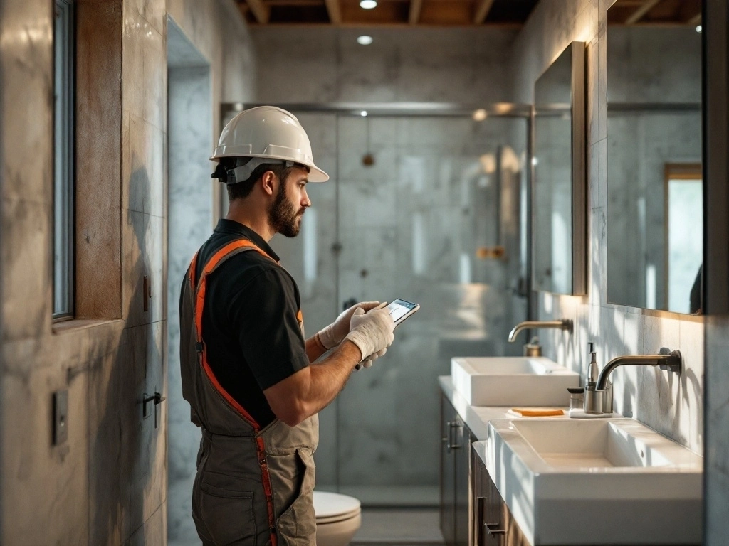 Professional service work by BathroomRenovationsYarraville.com.au in Yarraville